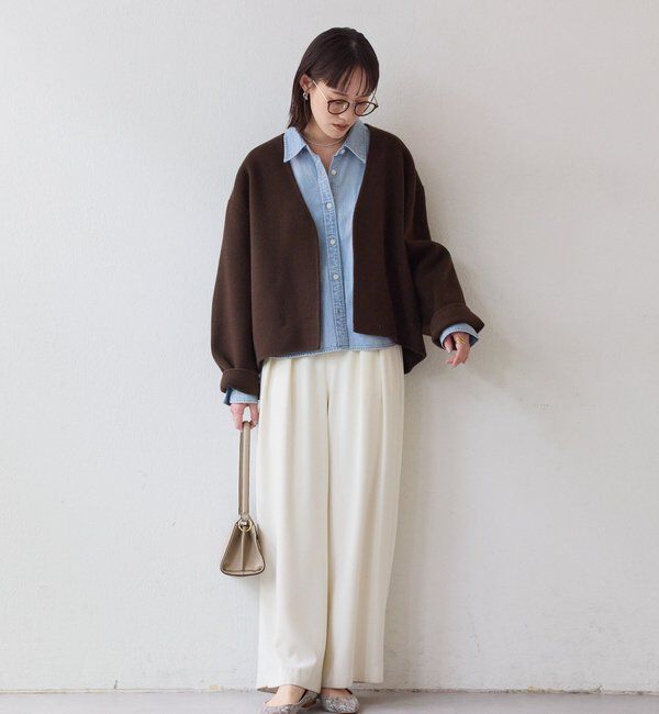  「予約【RIMH（リムエイチ）】バックフレアショートシャツ」|シャツ・ブラウス|