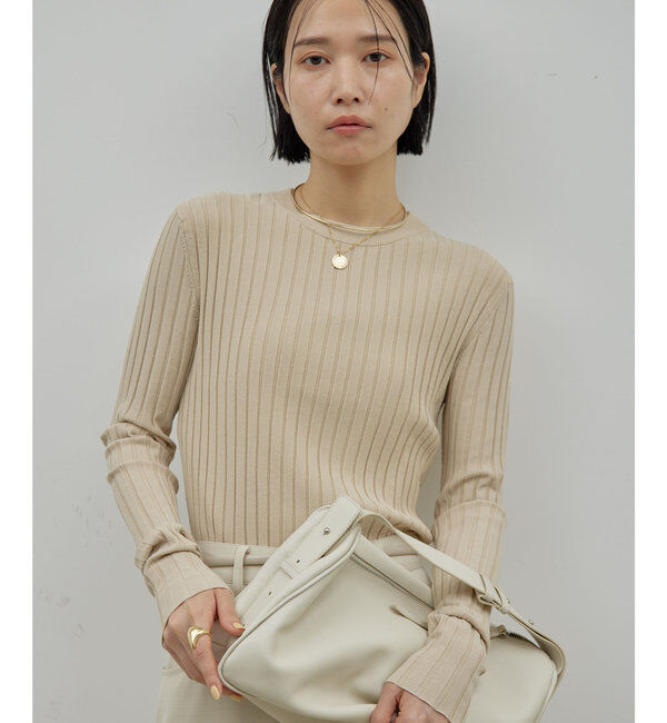  「ワイドリブニット」|ニット・セーター|