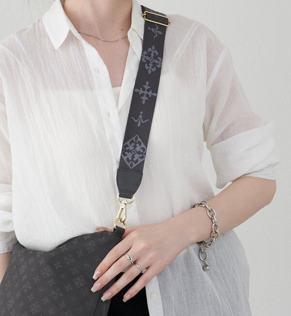  「ナイロンジャガードシンプルショルダーバッグ」|ショルダー・メッセンジャー|