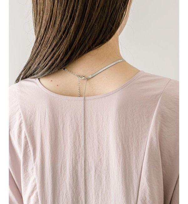  「【3サイズ展開】ドロストギャザーワンピース」|ワンピース|