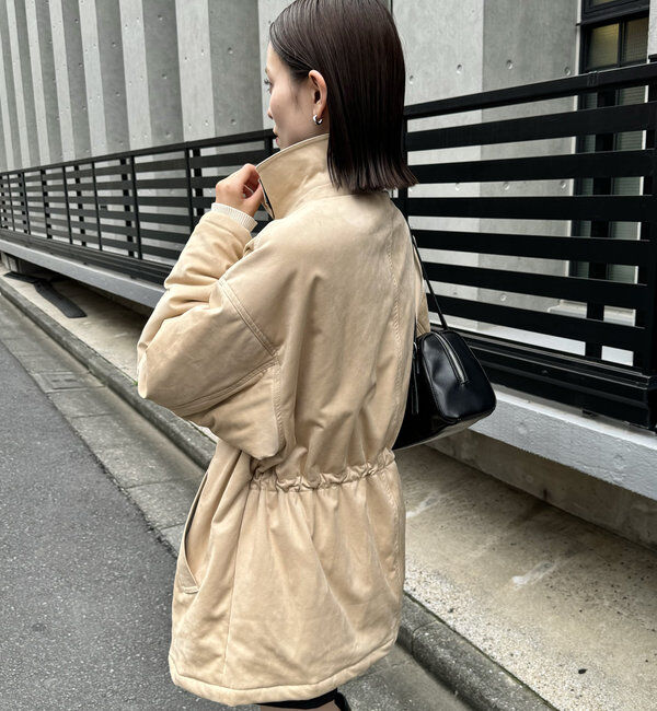  「フェイクスエードミドルコート」|その他|