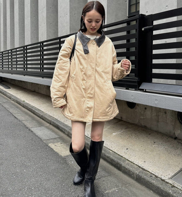  「フェイクスエードミドルコート」|その他|