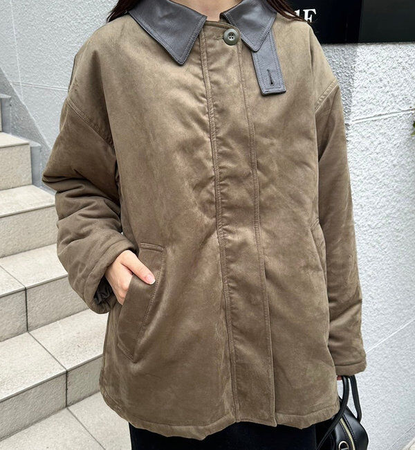  「フェイクスエードミドルコート」|その他|