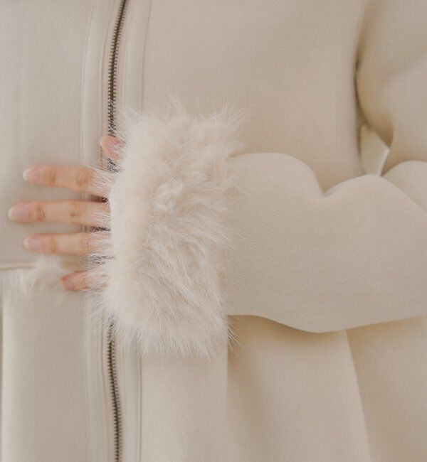  「【SALON by Chico】リバーシブルペプラムデザインミディコート」|その他|