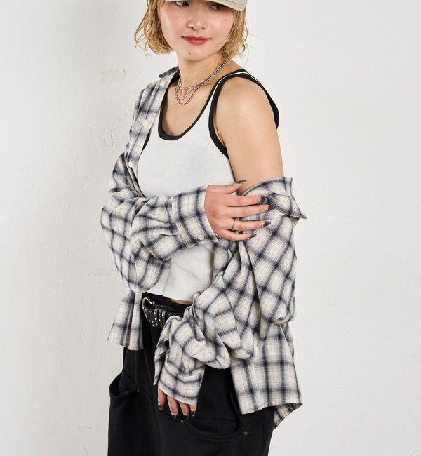  「パイピングニットキャミソール / 6色展開」|キャミソール|