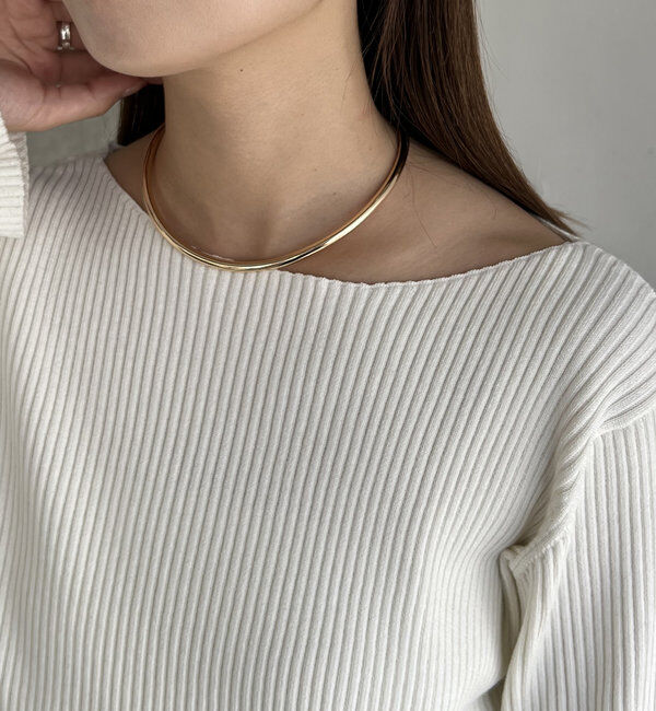  「【ベストセラー】〈GOLDY/ゴールディ〉カービーネックカフ」|リング|