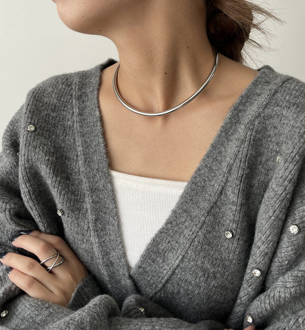  「【ベストセラー】〈GOLDY/ゴールディ〉カービーネックカフ」|リング|