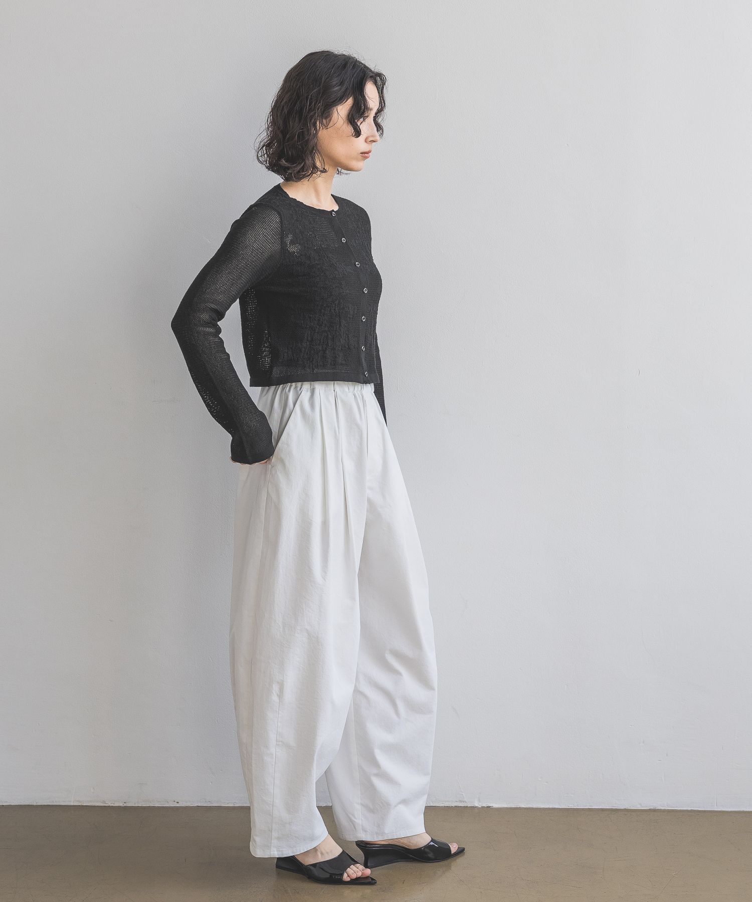 A part by 「メッシュレースカーディガン」|カーディガン|