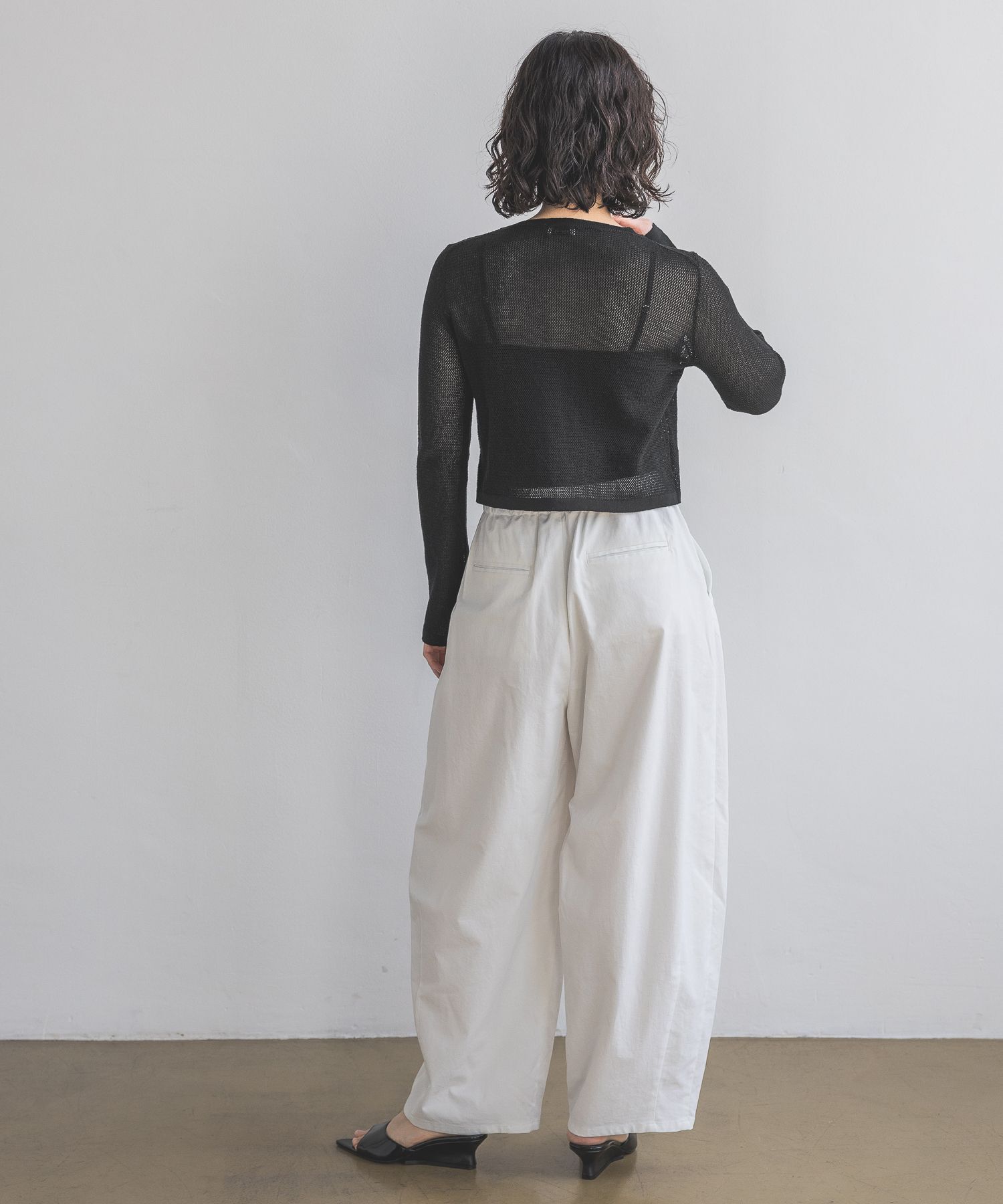 A part by 「メッシュレースカーディガン」|カーディガン|