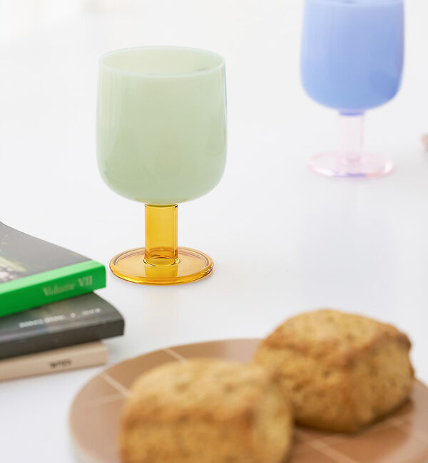 collex「【amabro/アマブロ】 TWO TONE WINE GLASS ツートン ワ」|食器・キッチングッズ|グリーン系その他1
