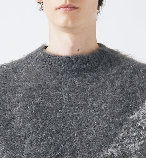 ABAHOUSE「【AH ABAHOUSE】アブストラクト シャギーニット」|ニット・セーター|
