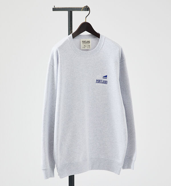 ABAHOUSE「【PORTLAND-GROCERY】ロゴプリント クルーネックスウェット / L」|スウェット・ジャージ|