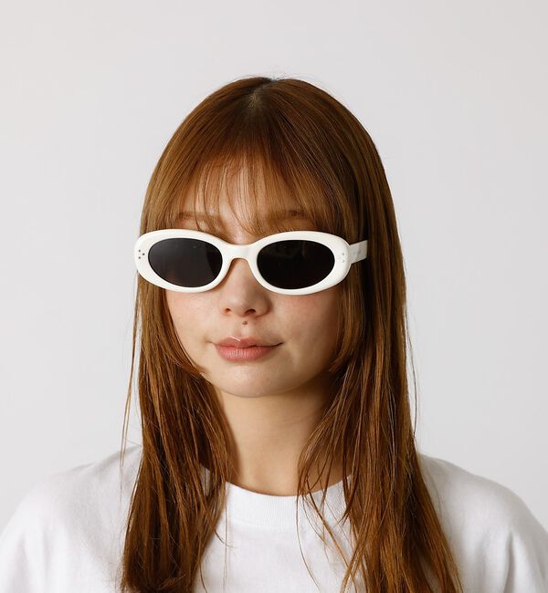 ABAHOUSE「【NOPUBLIC/ノーパブリック】01：03/サングラス/韓国/ユニセックス【」|メガネ|ホワイト