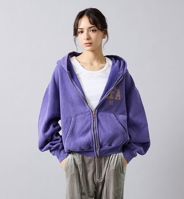 ABAHOUSE「【REMI RELIEF / レミ レリーフ】  SP加工 起毛裏毛 ZIPパー」|パーカー|