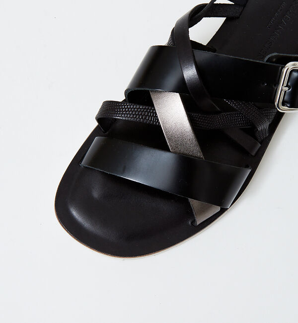 alfredoBANNISTER「【定番】マルチクロス レザーサンダル」|サンダル|