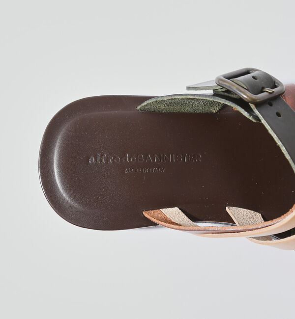 alfredoBANNISTER「【定番】マルチクロス レザーサンダル」|サンダル|