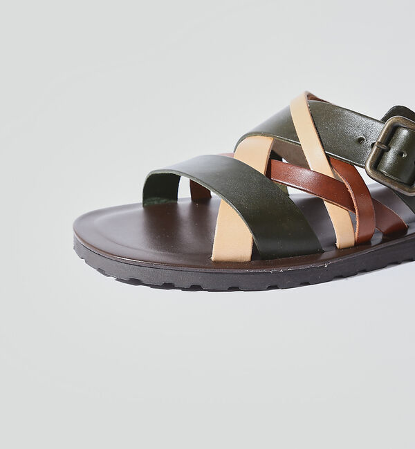 alfredoBANNISTER「【定番】マルチクロス レザーサンダル」|サンダル|