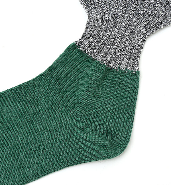 AU BANNISTER「●FAKUI ラメカラーブロックフェイクレザーソックス」|その他|