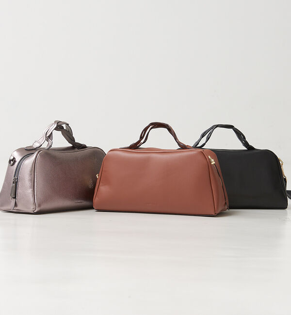 LOWELL things「【GISELe・CLASSY掲載】Rippl/レザー2WayショルダーボストンB」|ショルダー・メッセンジャー|