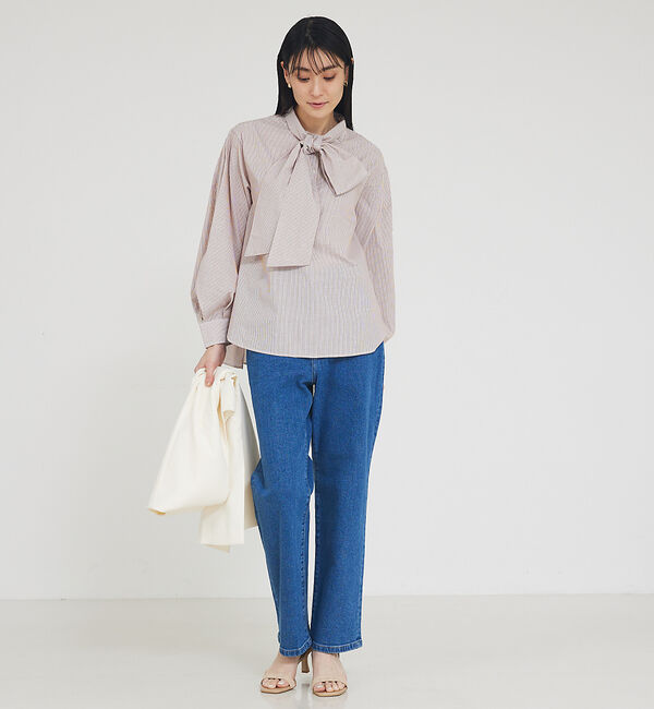 abahouse mavie「2WAYボウタイスキッパーシャツ」|シャツ・ブラウス|