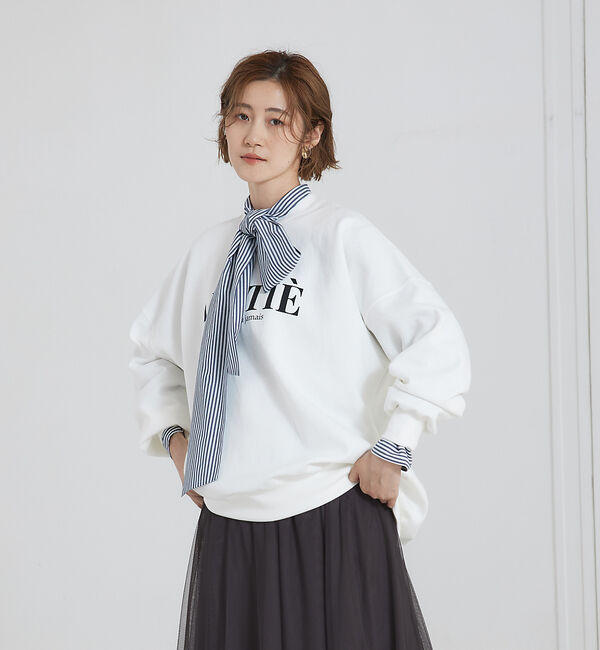 abahouse mavie「2WAYボウタイスキッパーシャツ」|シャツ・ブラウス|