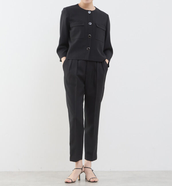 TIARA「クラシカルライトジャケットカーデ」|テーラードジャケット|