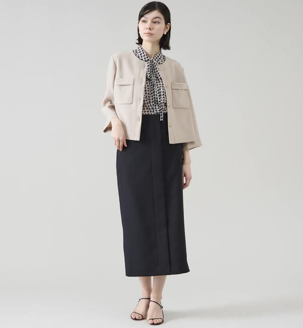 TIARA「クラシカルライトジャケットカーデ」|テーラードジャケット|
