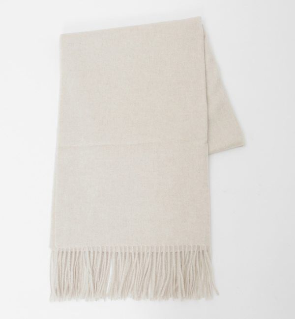 TIARA「カシミヤストール」|ストール|アイボリー