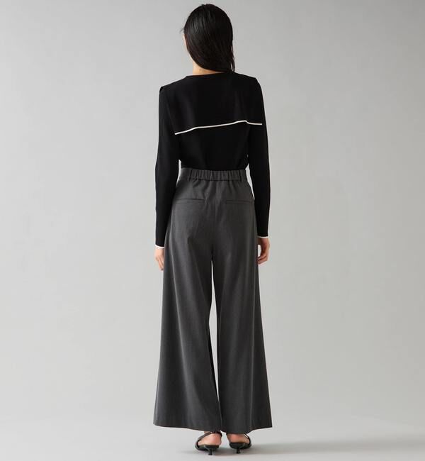 TIARA「スクエアカラーリブニット」|ニット・セーター|