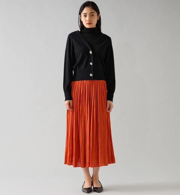 TIARA「ビジューボタンカーディガン」|ニット・セーター|