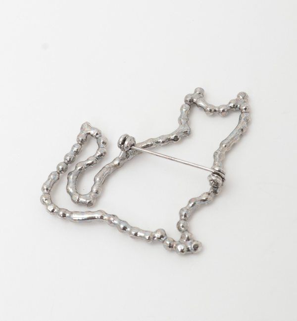 TIARA「【ADER.bijoux/アデルビジュー】CUTSTEEL cat brooch」|ブローチ・コサージュ|