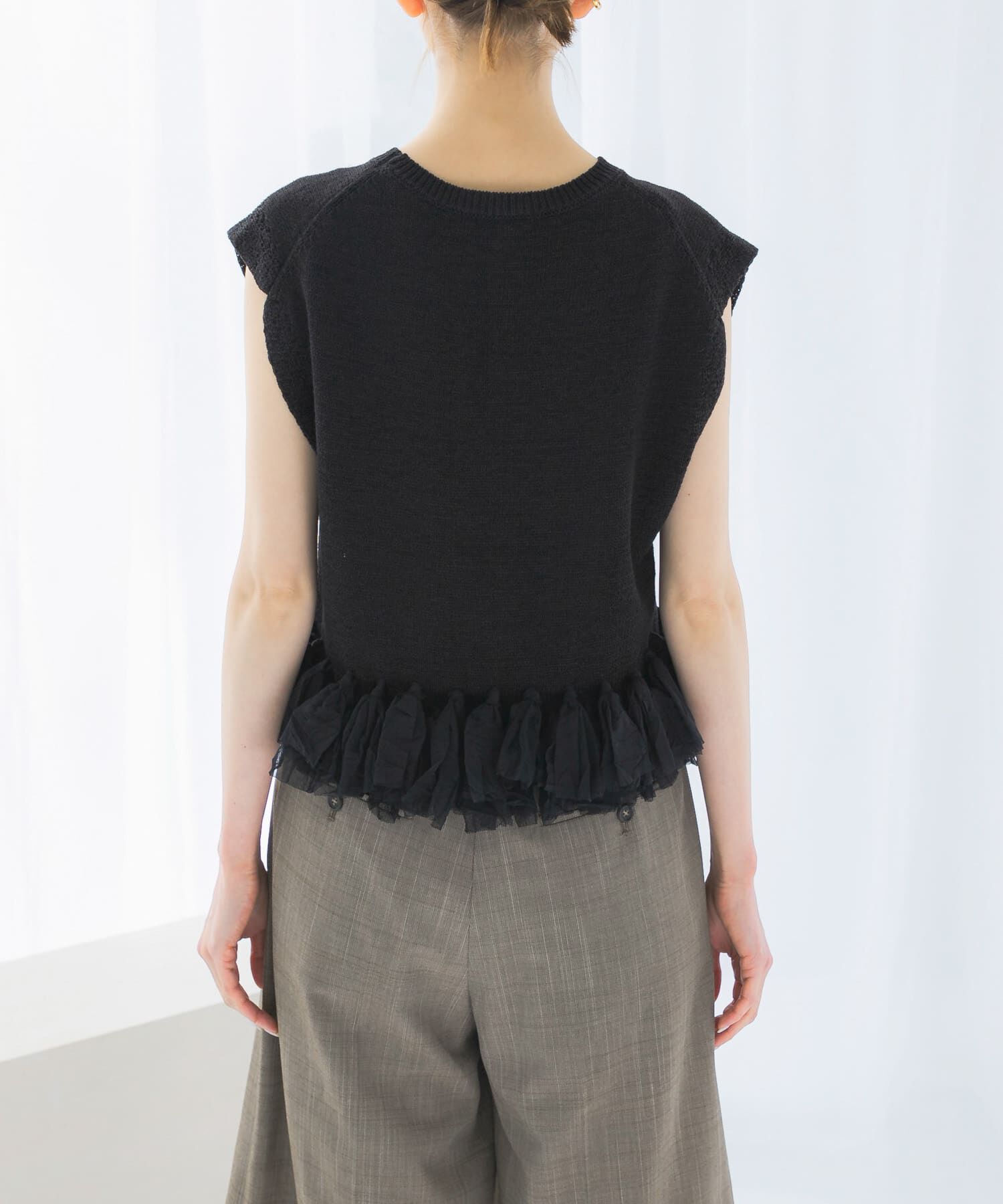 URBAN RESEARCH ROSSO「フリンジデザインサマーニット」|ニット・セーター|