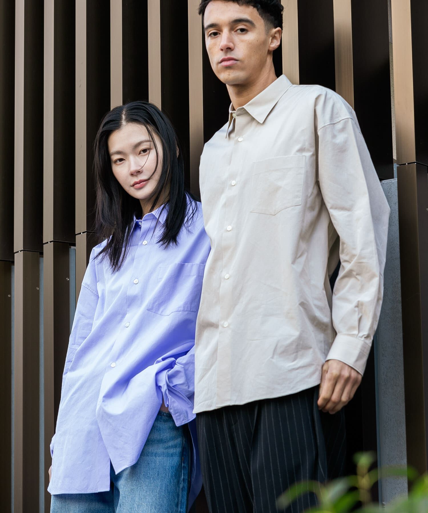 URBAN RESEARCH「new basic　THOMAS MASON OVER SHIRTS」|シャツ・ブラウス|