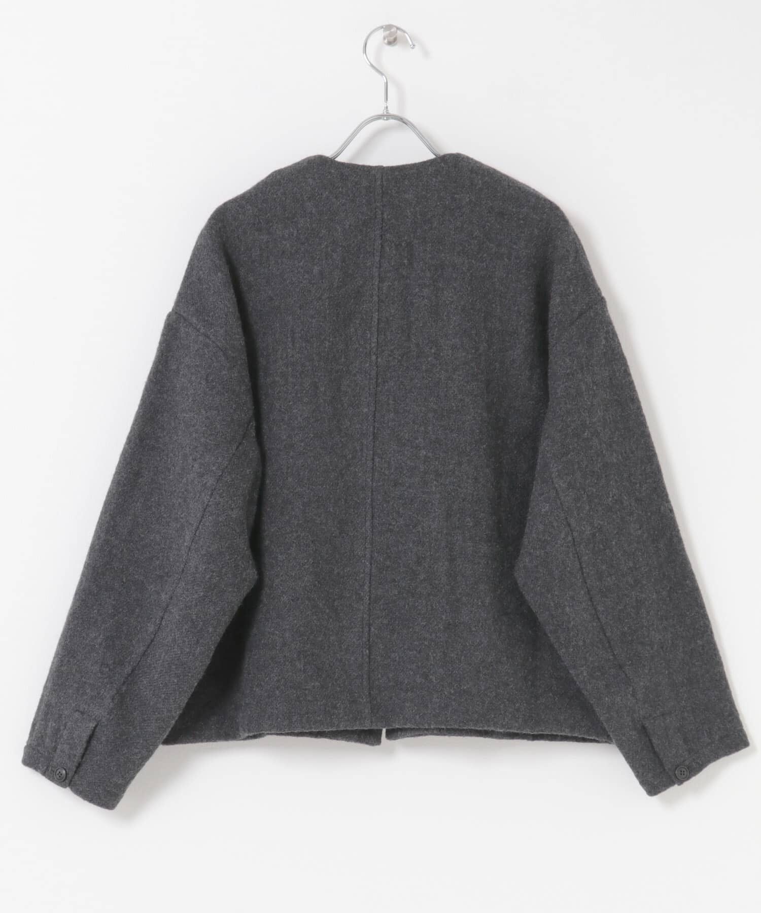 ウールクルーネックジャケット（かぐれ）｜ルミネのファッション通販