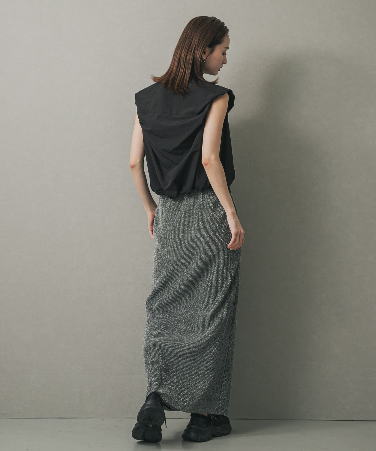 SENSE OF PLACE by URBAN RESEARCH「カットオフラメプリーツスカート」|スカート|