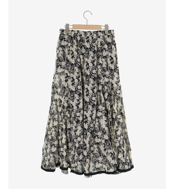  「《手洗い可能》Fanaka別注バイカラーフラワースカート」|スカート|