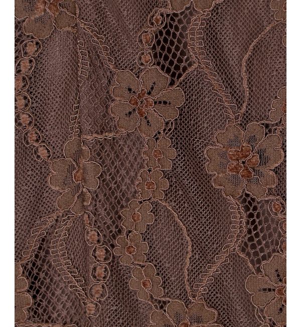 MAJESTICLEGON「パイピングモールレースドレス」|ドレス|