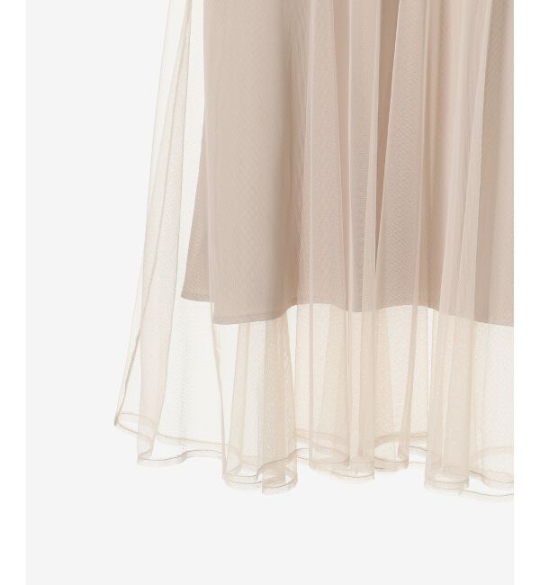  「チュールレイヤードシアースカート」|スカート|