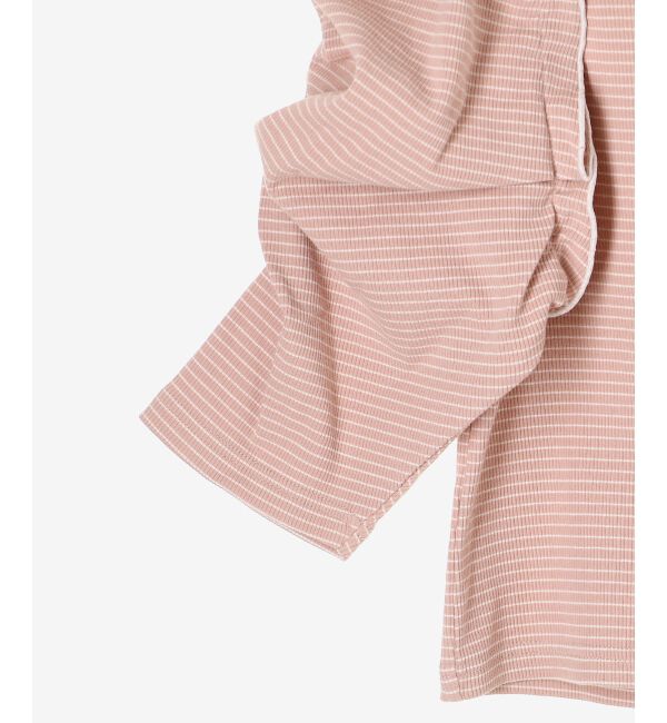 MAJESTICLEGON「ボリュームスリーブボーダートップス」|Tシャツ・カットソー|