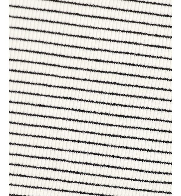 MAJESTICLEGON「ボリュームスリーブボーダートップス」|Tシャツ・カットソー|