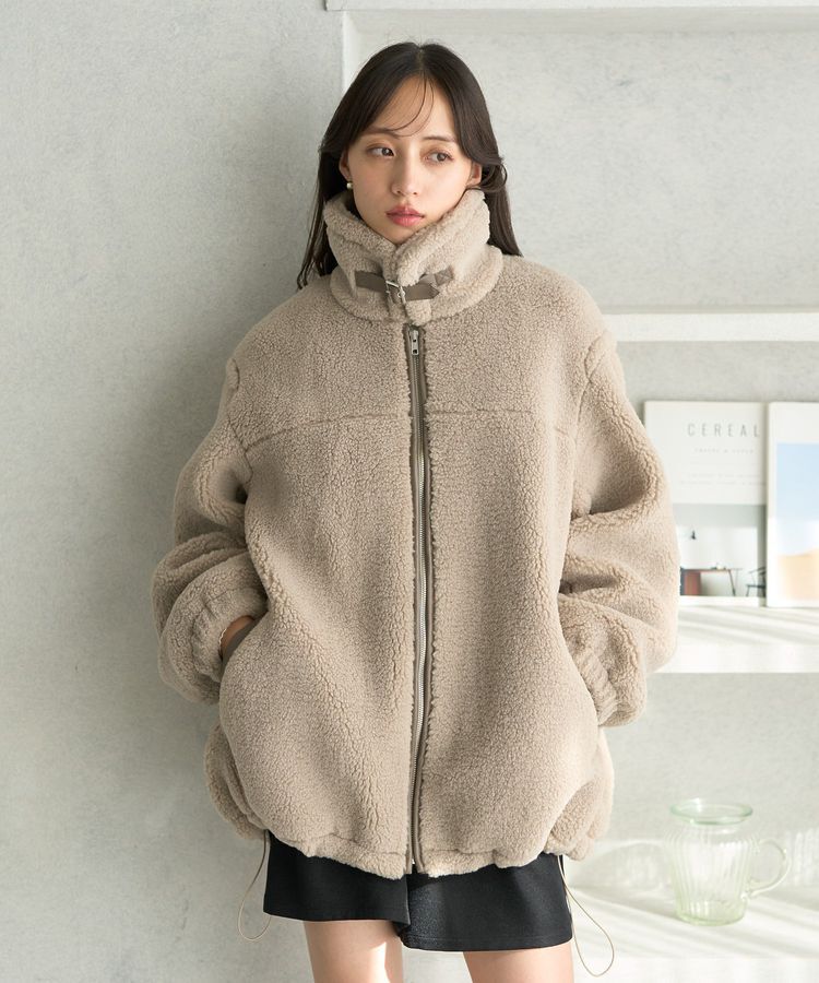 earth music&ecology「ボアルーズブルゾン」|ブルゾン・スタジャン|