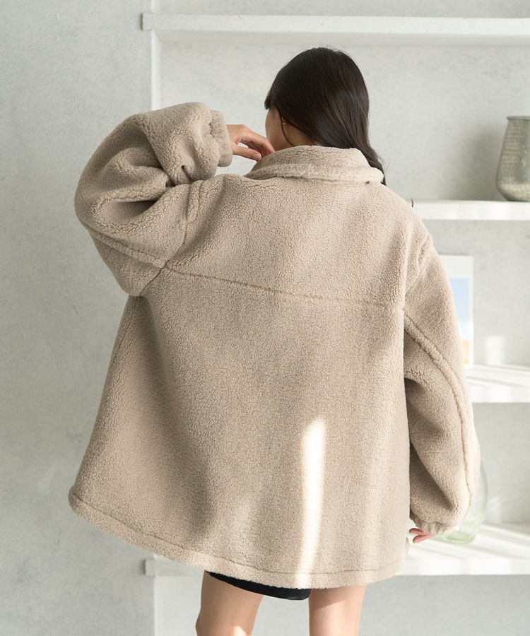 earth music&ecology「ボアルーズブルゾン」|ブルゾン・スタジャン|