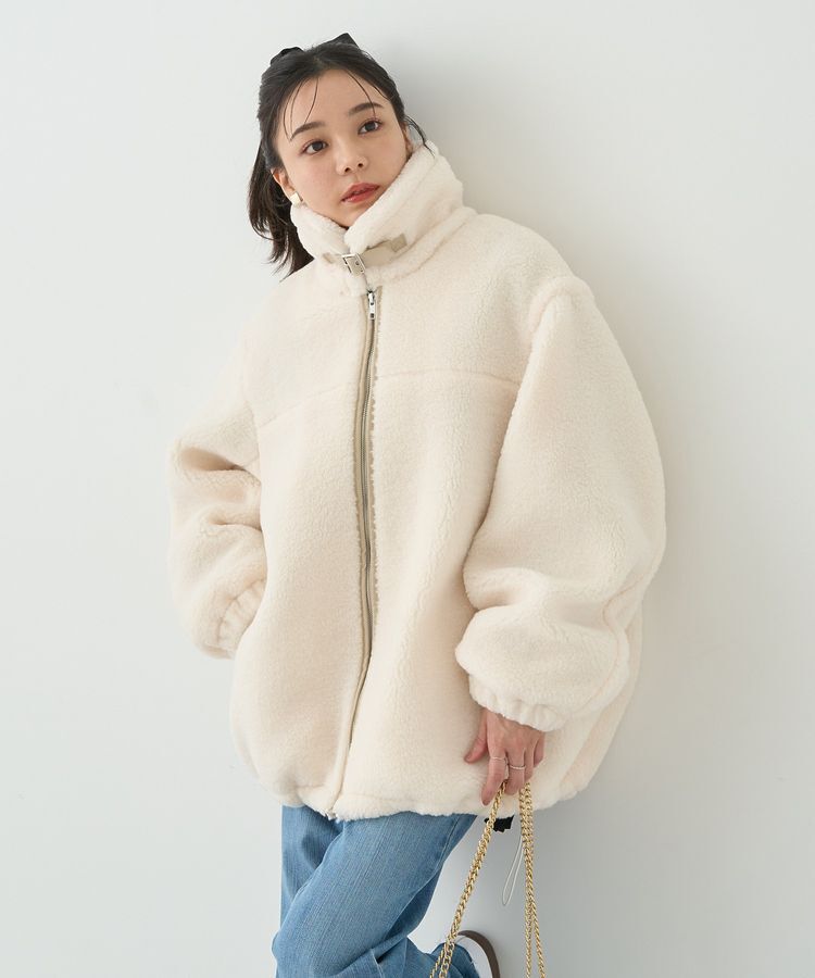 earth music&ecology「ボアルーズブルゾン」|ブルゾン・スタジャン|