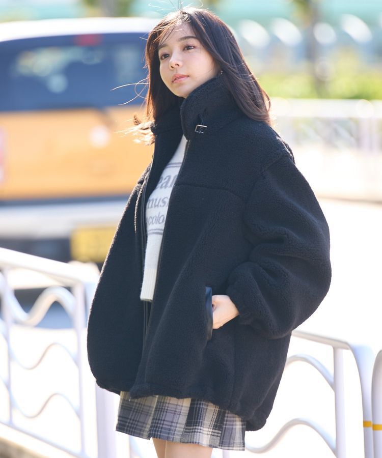 earth music&ecology「ボアルーズブルゾン」|ブルゾン・スタジャン|