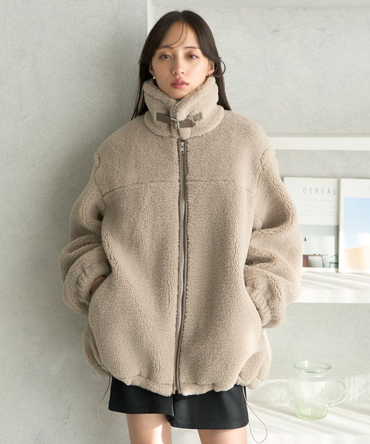 earth music&ecology「ボアルーズブルゾン」|ブルゾン・スタジャン|