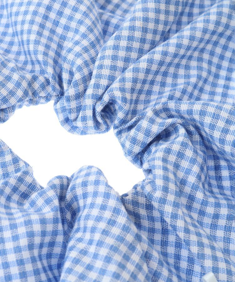 earth music&ecology「ミニリボン付きギンガムスクエアシュシュ」|その他|