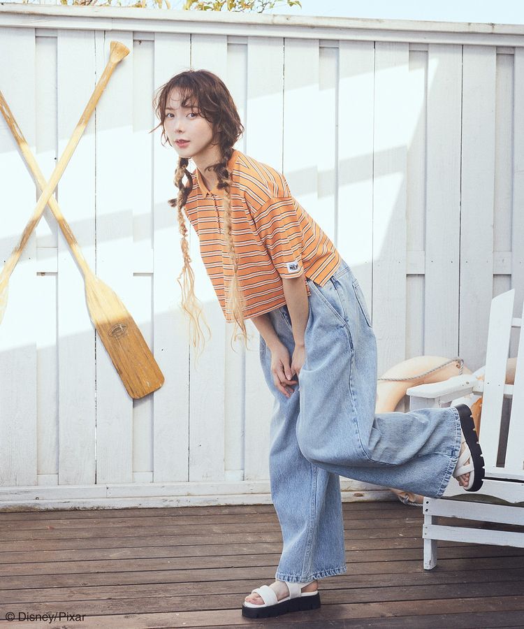 earth music&ecology「Finding Nemo/ボーダーポロシャツ」|Tシャツ・カットソー|