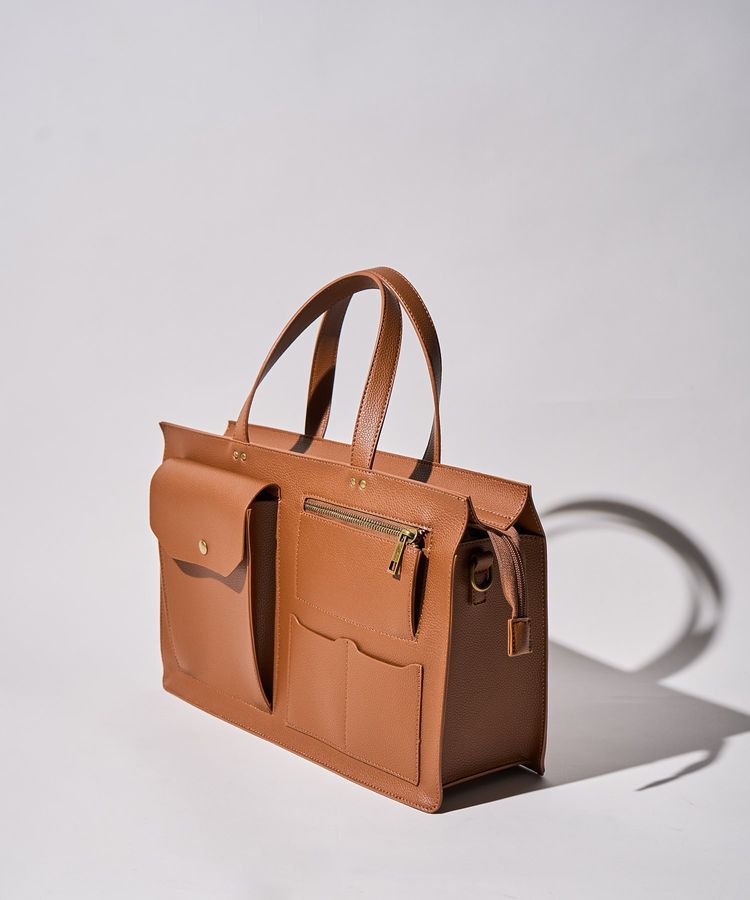 AMERICAN HOLIC「マルチポケットスクエアA４ショルダートートバッグ」|その他|