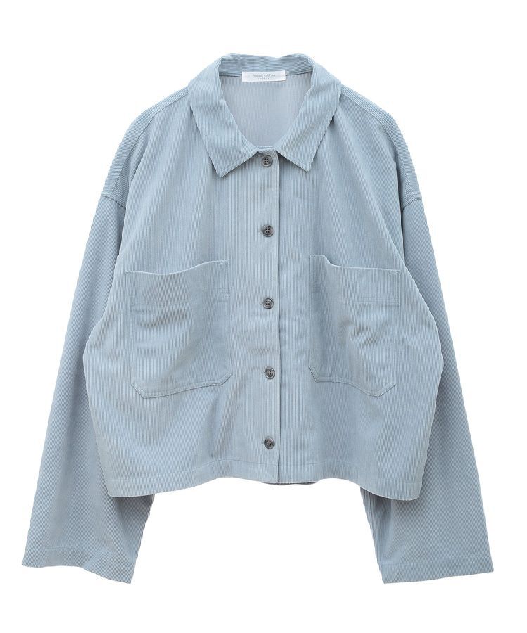 Green Parks「ソフトコーデュロイショートシャツ」|シャツ・ブラウス|