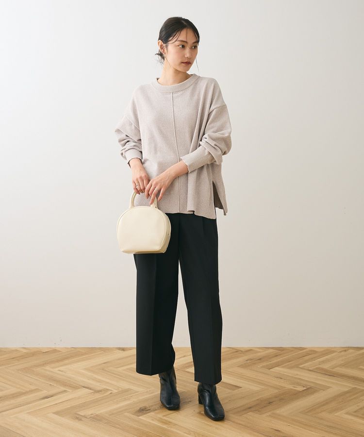 Green Parks「ベロアモールリラックスサイズニットプルオーバー」|ニット・セーター|